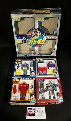 Seven Clover Vintage GUNDAM, METAL, GUNTANK, GUNCANNON Set of 4