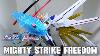 The Power Of Kira U0026 Lacus Mighty Strike Freedom Gundam Review Hg1 144 Gunpla Seed Freedom Movie
