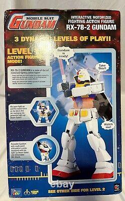 Thinkway Toys Mobile Suit Gundam Interactive Motorized Action Figure RX-78-2 NEW