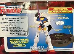 Thinkway Toys Mobile Suit Gundam Interactive Motorized Action Figure RX-78-2 NEW