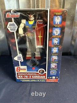 Thinkway Toys Mobile Suit Gundam Interactive Motorized RX-78-2 Action Figure