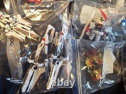 Used gundam action figures lot