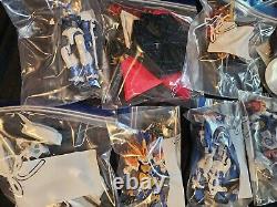 Used gundam action figures lot