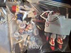 Used gundam action figures lot