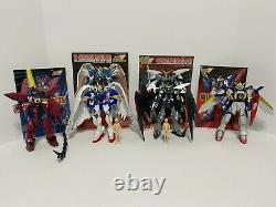 Vintage Gundam Action Figure Model Lot of 9 Bandai 1995-1998