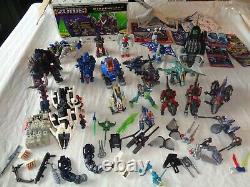 Vintage Mixed figure Lot of Gundams, Transformers, Zoids Etc Parts