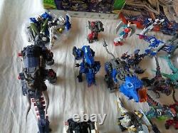 Vintage Mixed figure Lot of Gundams, Transformers, Zoids Etc Parts