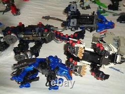 Vintage Mixed figure Lot of Gundams, Transformers, Zoids Etc Parts