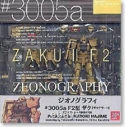 ZEONOGRAPHY #3005a MS-06F2 ZAKU II TYPE F (YELLOW) Action BANDAI Figure Gundam