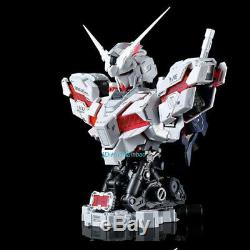 1/35 Rx-0 Unicorn Gundam Bust Led Modèle Assemblé Light In Box En Stock