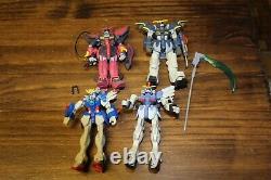 4 Figurines d'action Bandai Gundam Wing Incomplètes Comme vous les voyez Manga Anime.