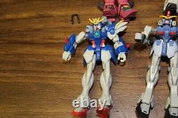 4 Figurines d'action Bandai Gundam Wing Incomplètes Comme vous les voyez Manga Anime.