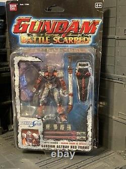 Bandai Battle Scarred Mobile Suit Fighter Gundam Red Astray Action Figure Msia