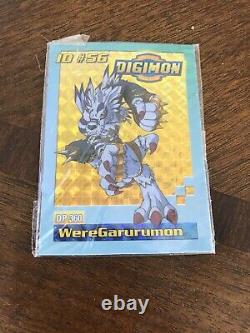 Bandai Digimon Digivolving Weregarurumon Garurumon Figure Card Saison 1