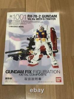 Bandai Gundam Fix Figuration Metal Composite #1001 Gundam Ver. Ka Avec G-fighter