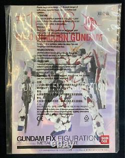 Bandai Gundam Fix Figuration Métal Composite Rx-0 Unicorn Gundam Bonus Item