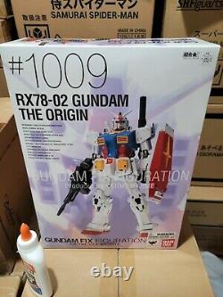 Bandai Gundam Fix Figuration Metal Composite Rx-78-02 Action Figure Nouvelle