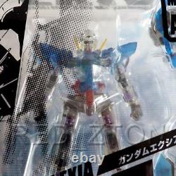Bandai Gundam Msia Action Figure Exia Dynames Kyrios & Virtue Clear Color Set