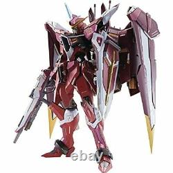 Bandai Métal Build Justice Gundam Action Figure Avec Suivi Nouveau