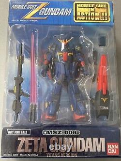 Bandai Mobile Suit Zeta Gundam Titans Z Edition Limitée Msia Action Figure