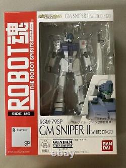 Bandai Spirits Robot Damashii Gundam Gm Sniper Blanc Dingo Action Figure