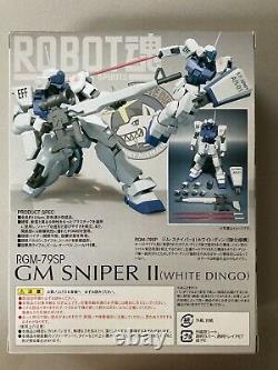 Bandai Spirits Robot Damashii Gundam Gm Sniper Blanc Dingo Action Figure
