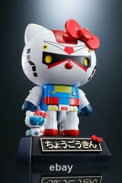 Bandai Tamashii Nations Gundam Rx-78-2 X Bonjour Kitty Chogokin Figure Nouveau Dans La Main