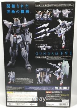 Ensemble Mobile Gundam F91 Métal Build Action Figurine Statue Formula 91 Bandai Anime