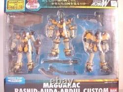 Ensemble de 3 figurines mobiles Gundam Wing MIA Maganac non ouvertes