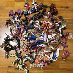Ensemble énorme de figurines Gundam en vinyle souple - Kit de poupées japonaises d'anime.