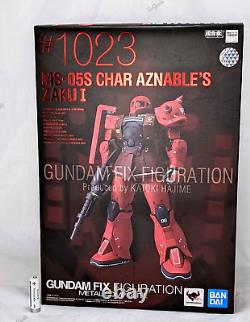 Figure composite métallique de réparation Gundam MS-05S Zaku I de Char Aznable #1023