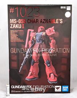 Figure composite métallique de réparation Gundam MS-05S Zaku I de Char Aznable #1023