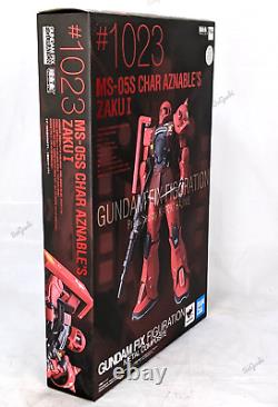 Figure composite métallique de réparation Gundam MS-05S Zaku I de Char Aznable #1023