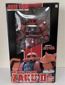 Figurine Gundam Jumbo Grade ZAKU-II Char Zaku avec boîte Rouge BANDAI Mobile Suit JPN