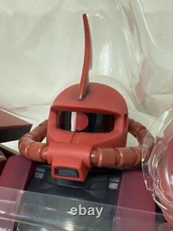 Figurine Gundam Jumbo Grade ZAKU-II Char Zaku avec boîte Rouge BANDAI Mobile Suit JPN