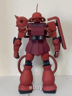 Figurine Gundam Jumbo Grade ZAKU-II Char Zaku avec boîte Rouge BANDAI Mobile Suit JPN