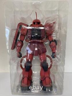 Figurine Gundam Jumbo Grade ZAKU-II Char Zaku avec boîte Rouge BANDAI Mobile Suit JPN