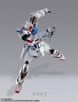 Figurine d'action BANDAI METAL BUILD Strike Gundam Heliopolis Rollout Ver jouet d'anime