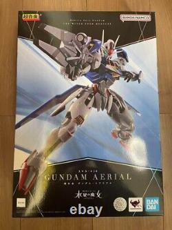Figurine d'action en PVC Bandai Chogokin XVX-016 Gundam Aerial de 180mm - Jouet japonais JP