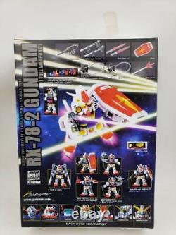 Figurine d'action en ligne Sd Gundam Mobile Suit Rx-78-2 avec armes complètes Bandai Asiasold D