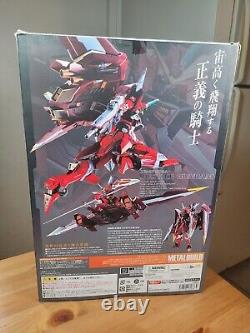 Figurine en PVC de Metal Build Justice Gundam Mobile Suit Gundam Seed Bandai BOÎTE OUVERTE