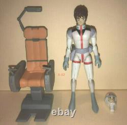 Figurine pilote de Mobile Suit Gundam Amuro Ray, newtype, avec siège de cockpit Banpresto
