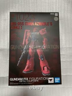 Gundam Fix Figuration Métal Composite De L'origine Ms-05s Char's Zaku I Bandai Fs
