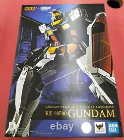 Gundam Rx-78f00 Chogokin Action Figure Bandai Gundam Factory Yokohama Japon Nouveau