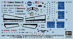 Hasegawa 1/200 Hubble Space Telescope & Shuttle Orbiter Withastronaut Model Kit