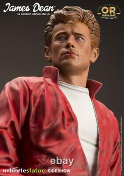 James Dean Rebel Sans Cause Ancienne & Rare Statue Infinite Sideshow 16 Échelle