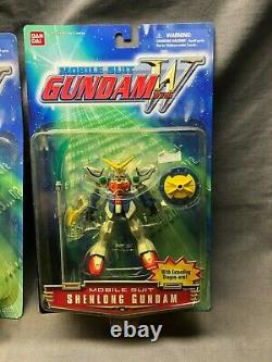 Lot Of 5x Mobile Suit Gundam Wing Shenlong Gundam Action Figure Bandai 2000 Nib