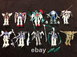 Lot de 10 figurines d'action Bandai Mobile Suit Gundam Wing 4 de 2000 MSIA propre