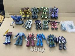 Lot de 15 figurines d'action Bandai Gundam 0079 Zeon MSIA de Zaku, Dom et plus