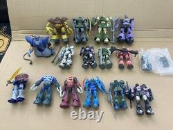 Lot de 15 figurines d'action Bandai Mobile Suit Gundam 0079 Zeon MSIA Zaku Dom
